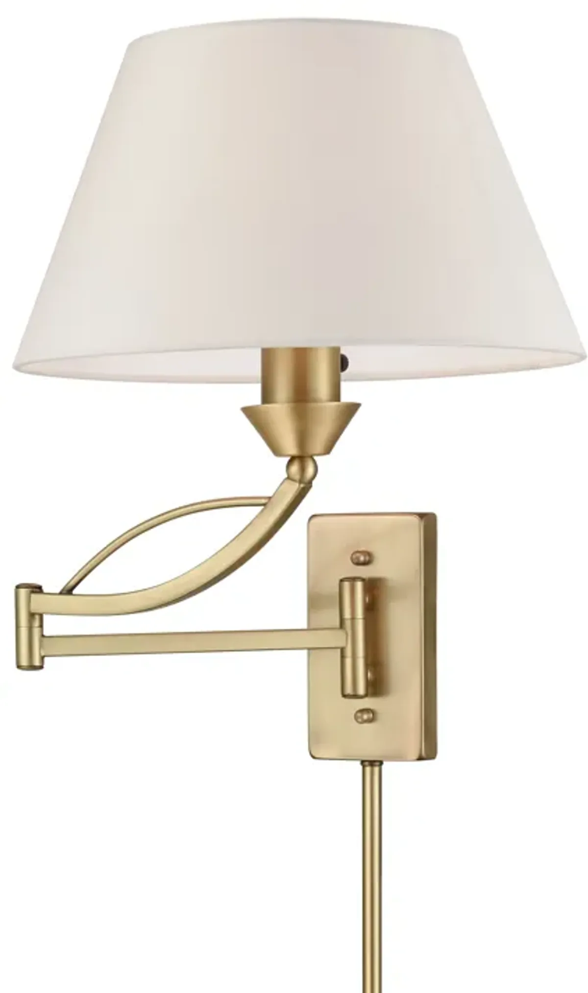 Elysburg 17'' High 1-Light Brass Sconce