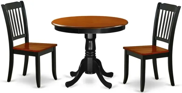 Dining Room Set Black & Cherry