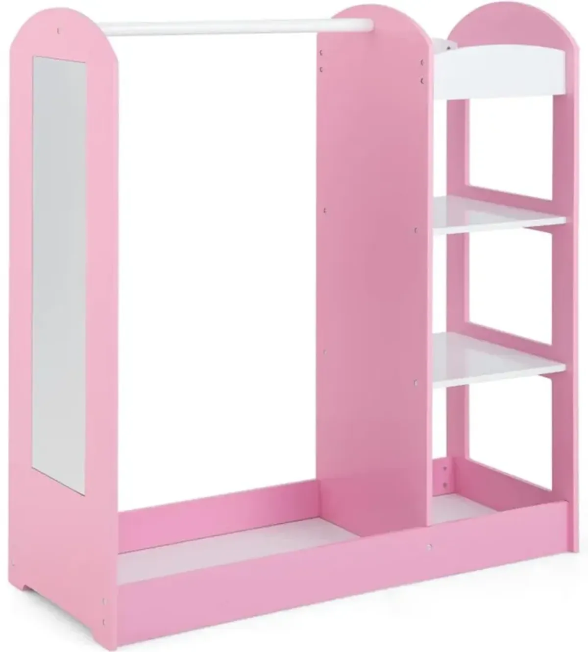 Hivvago Kids Dress Up Storage with Mirror