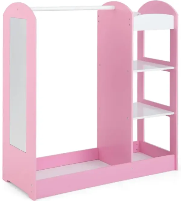 Hivvago Kids Dress Up Storage with Mirror