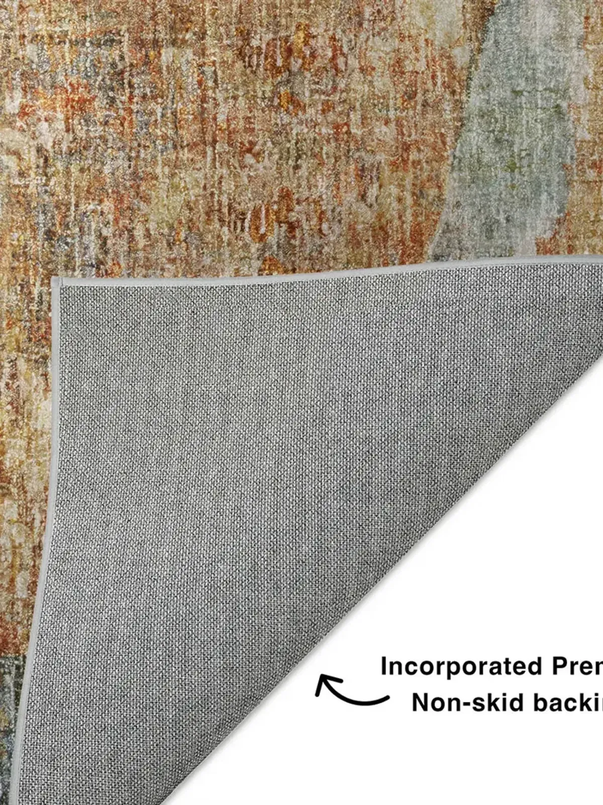 Boca BO11 Teal 8' Round Rug