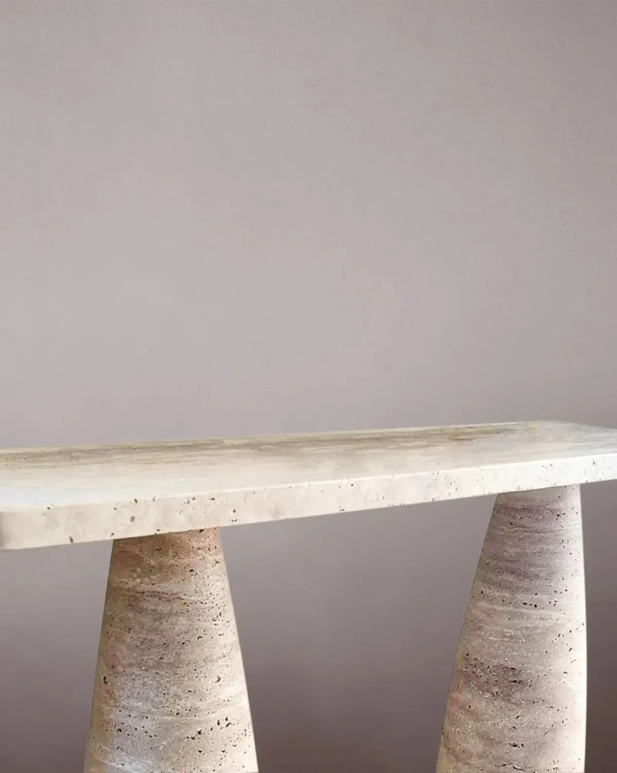 Gamme Travertine Console Table 47.2"