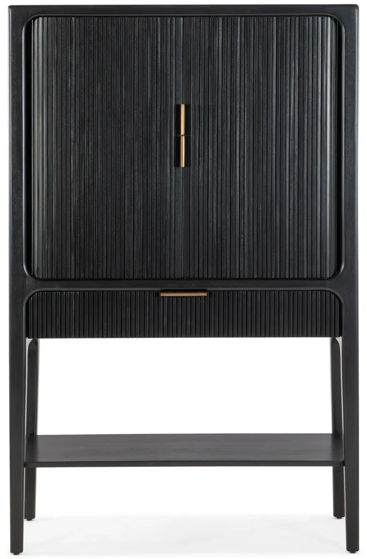 Archer Tambour Cabinet (Black)