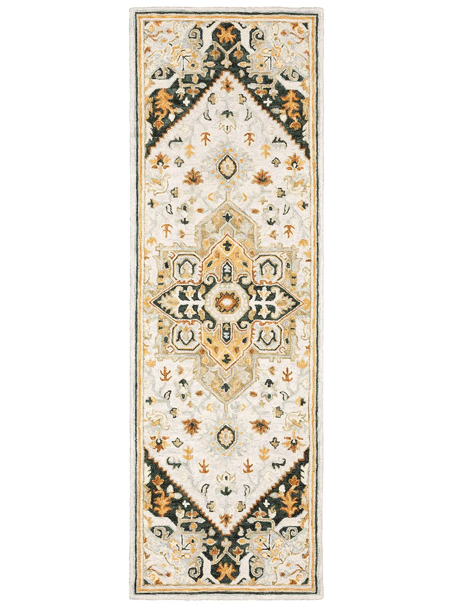 Alfresco 2'6" x 8' Ivory Rug