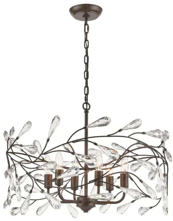 Crislett 23'' Wide 6-Light Chandelier