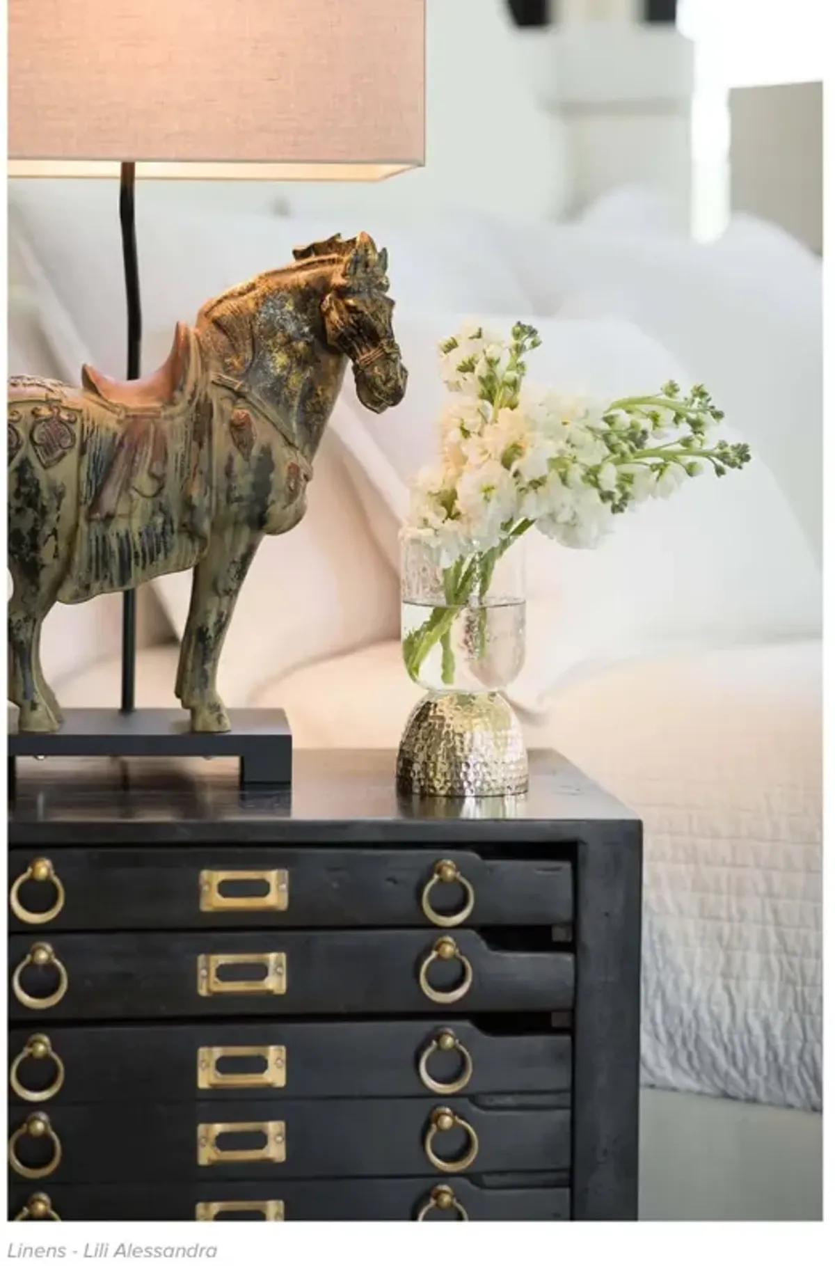 Dynasty Horse Table Lamps Pair