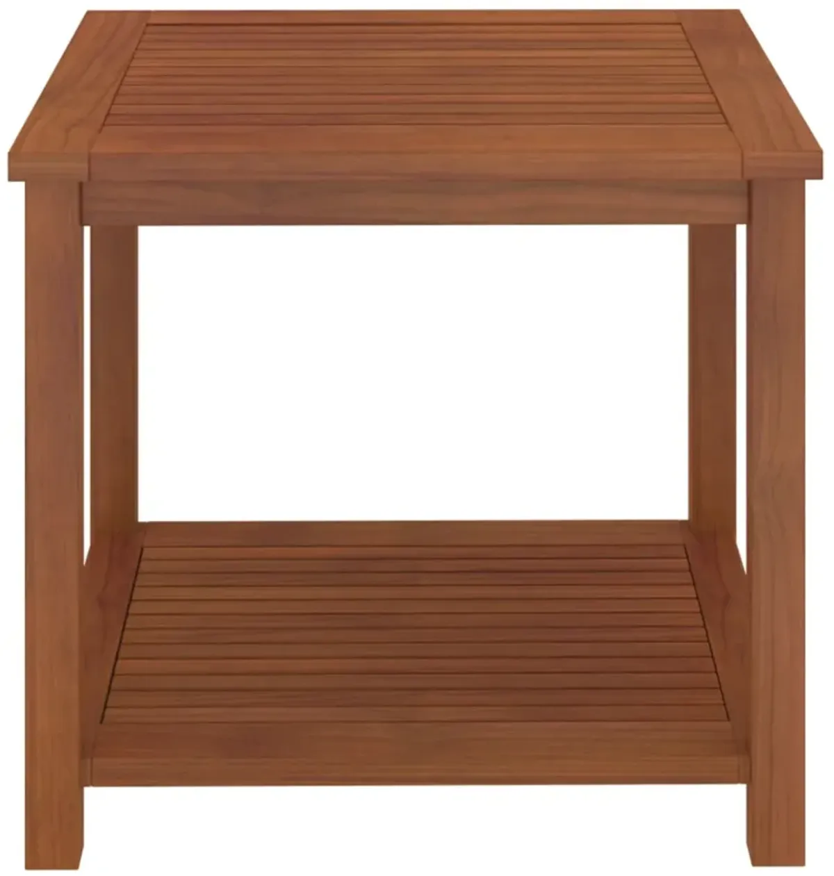 vidaXL Side Table Solid Acacia Wood 17.7"x17.7"x17.7"