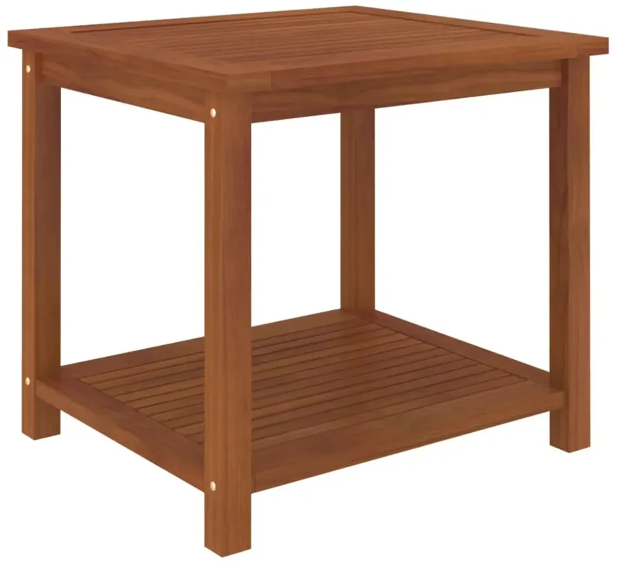 vidaXL Side Table Solid Acacia Wood 17.7"x17.7"x17.7"