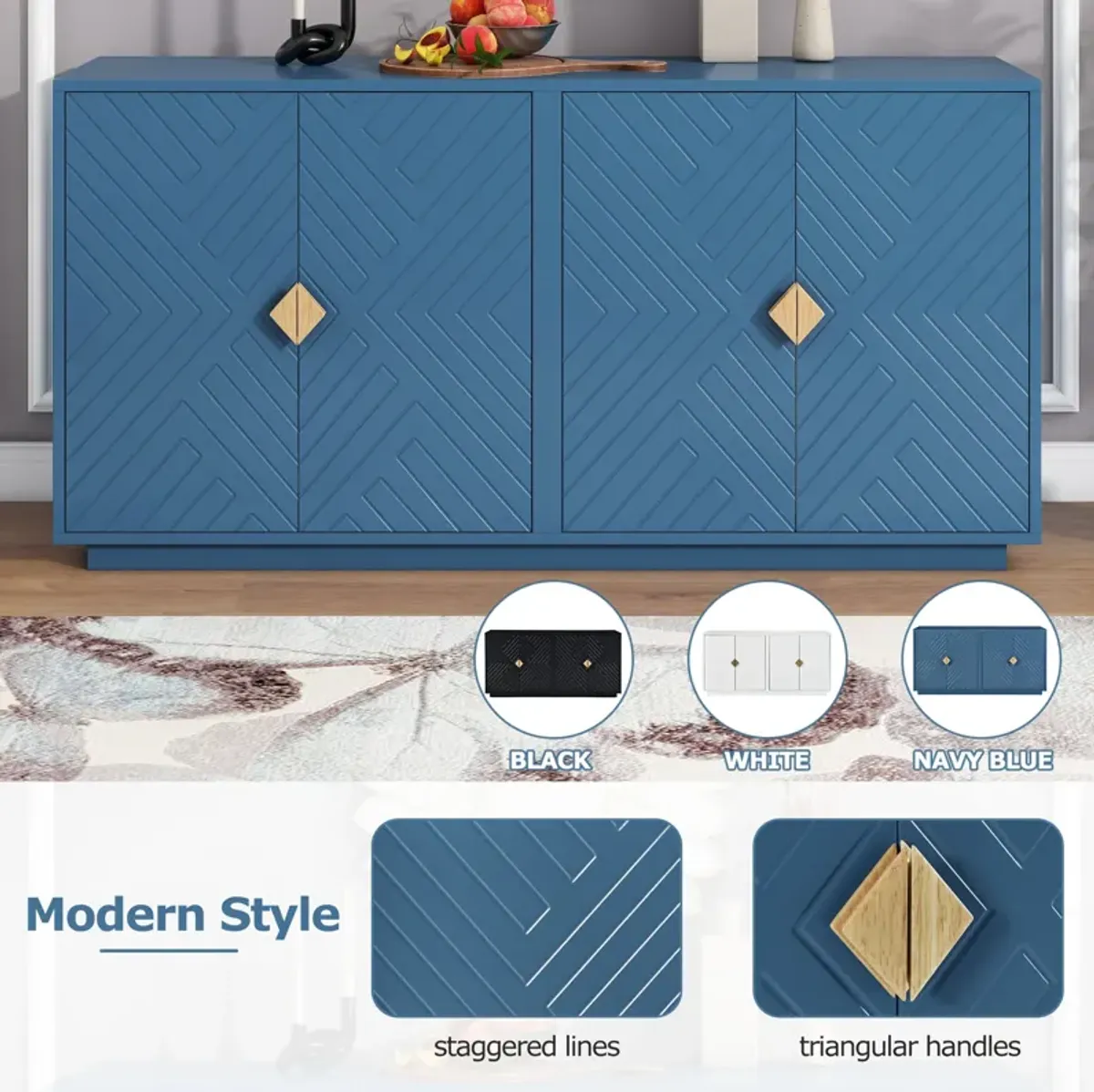 Merax Modern Functional Large Storage Space Sideboard