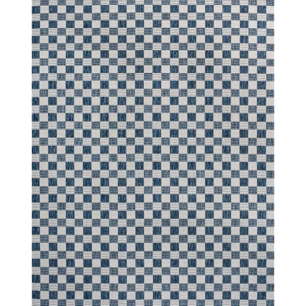 Aimee Traditional Cottage Checkerboard Indoor/Outdoor Area Rug