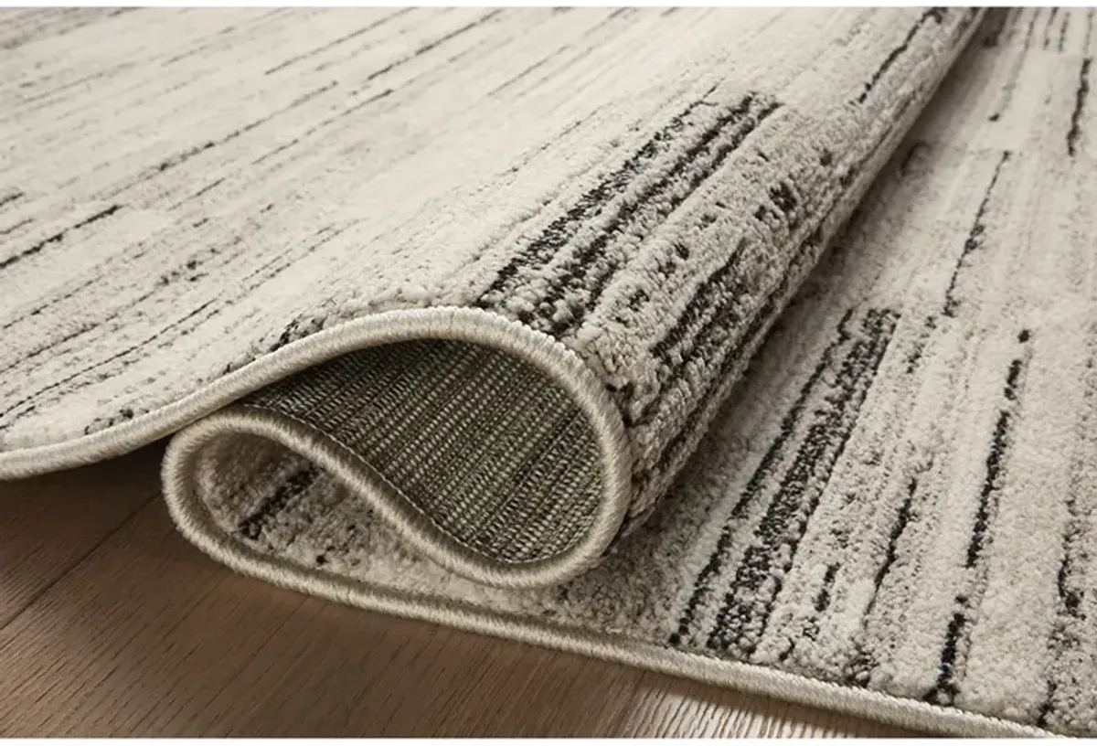 Darby DAR01 Charcoal/Sand 5'3" x 7'6" Rug