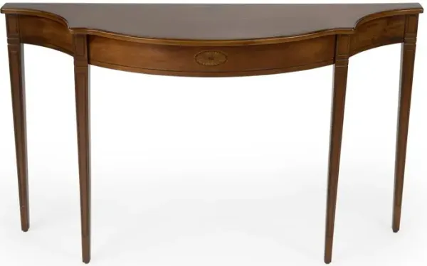 Hallway Console Table, Olive Ash Finish, Belen Kox