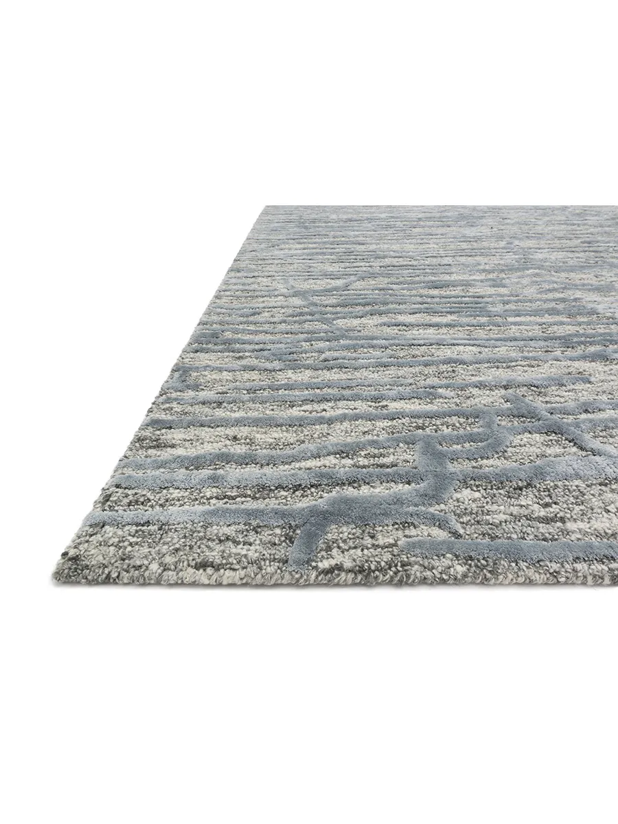 Juneau Grey/Blue 9'3" x 13' Rug