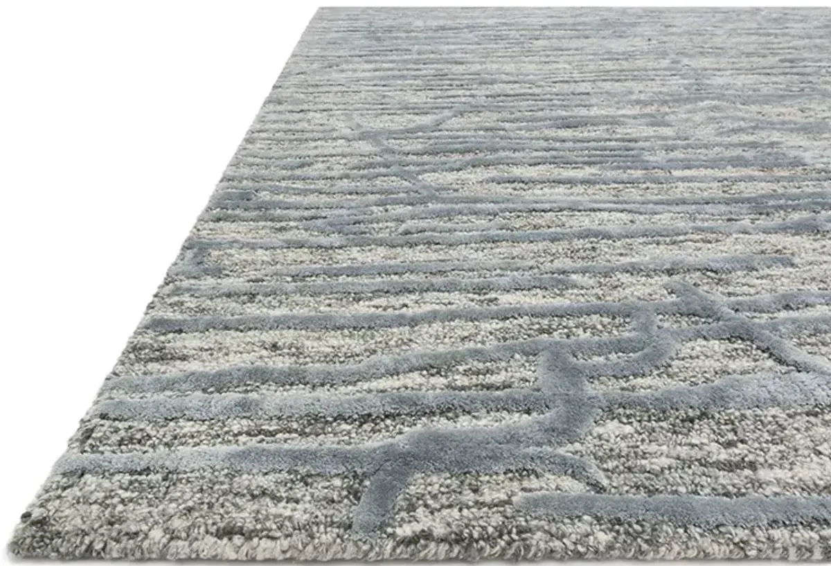 Juneau Grey/Blue 9'3" x 13' Rug