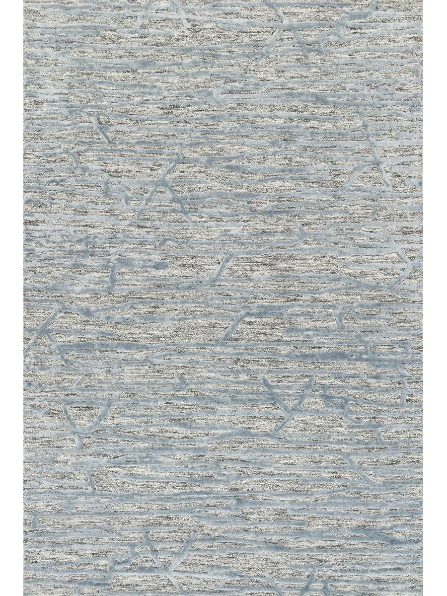 Juneau Grey/Blue 9'3" x 13' Rug