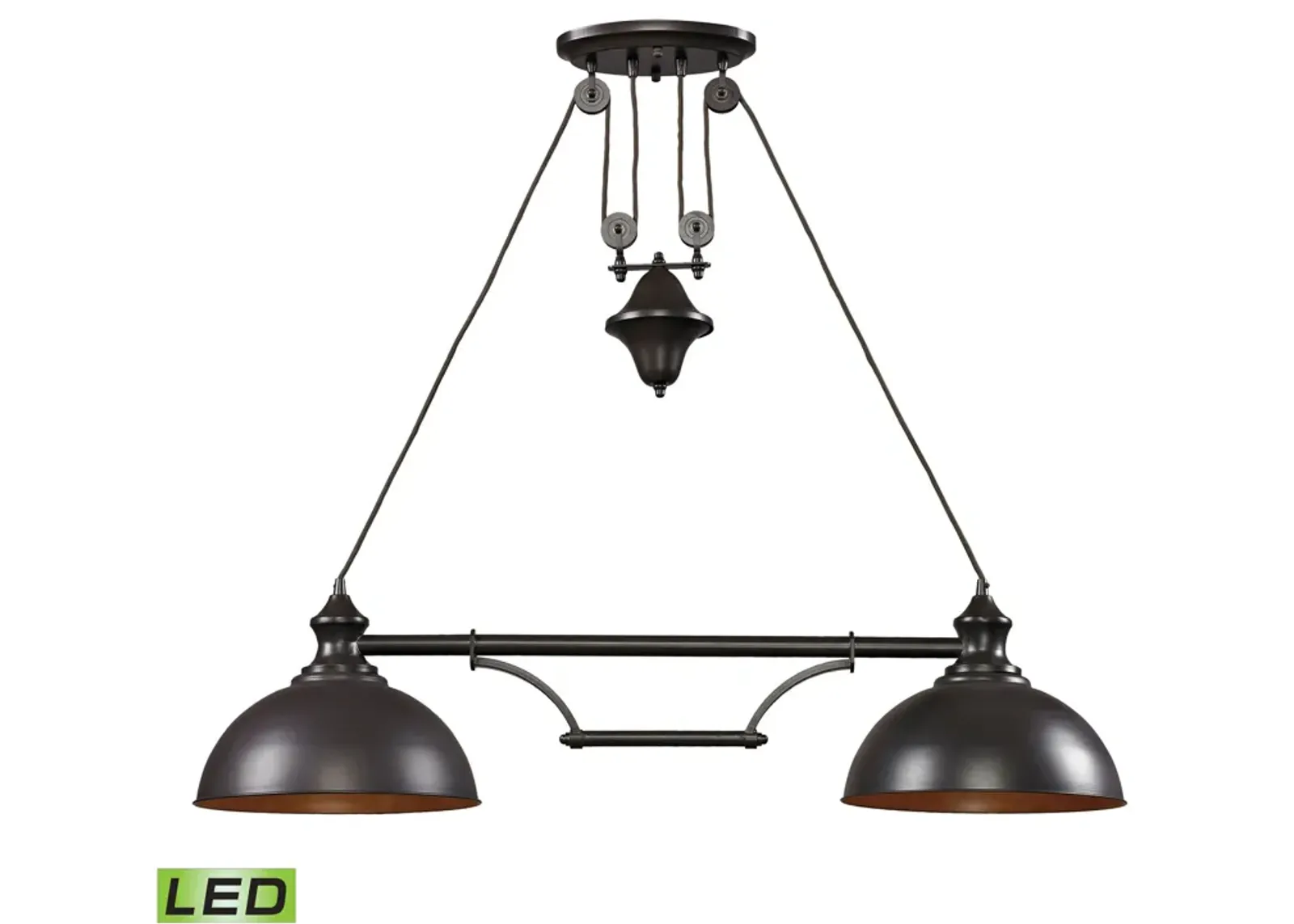 Farmhouse 44'' Wide Chandelier