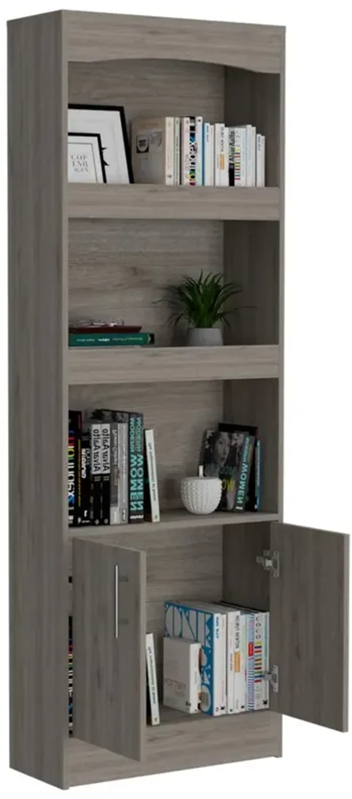 Dozza Bookcase Light Gray