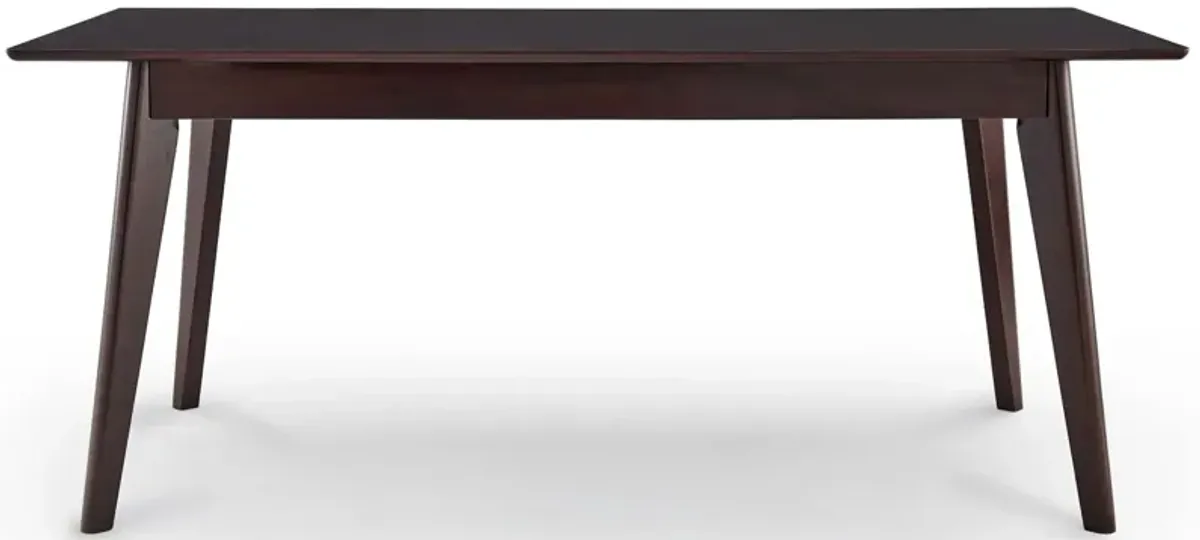 Modway - Oracle 69" Rectangle Dining Table Cappuccino