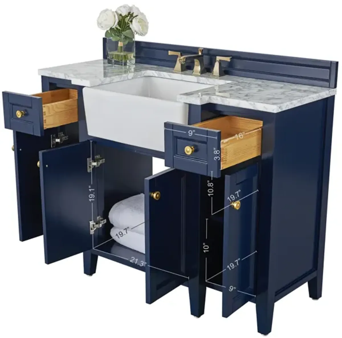 Adeline 48 in. Bath Vanity Set