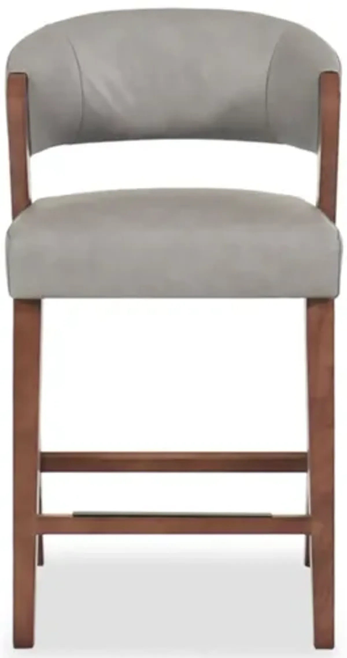 Slate Leather Counterstool