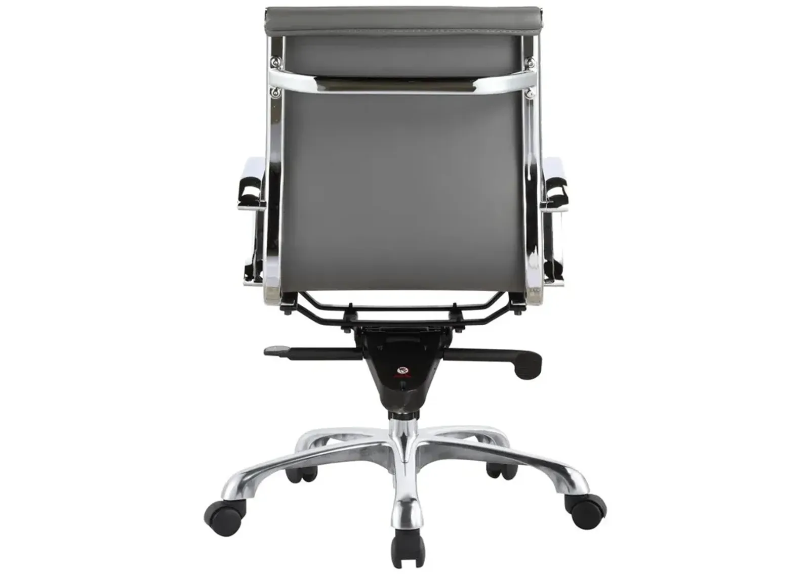 Grey Low Back Contemporary Office Chair - Omega Collection, Belen Kox