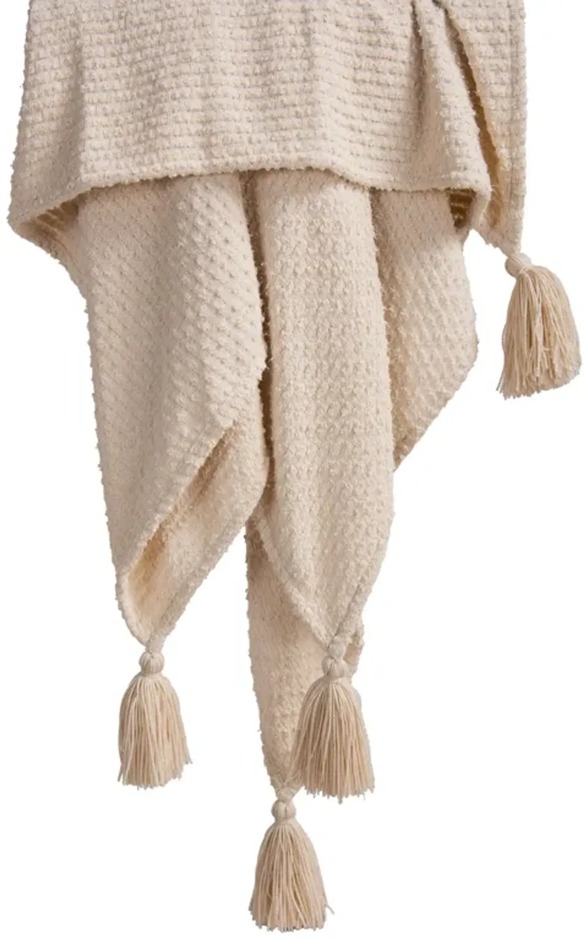 Cream 50" x 60" Throw Blanket
