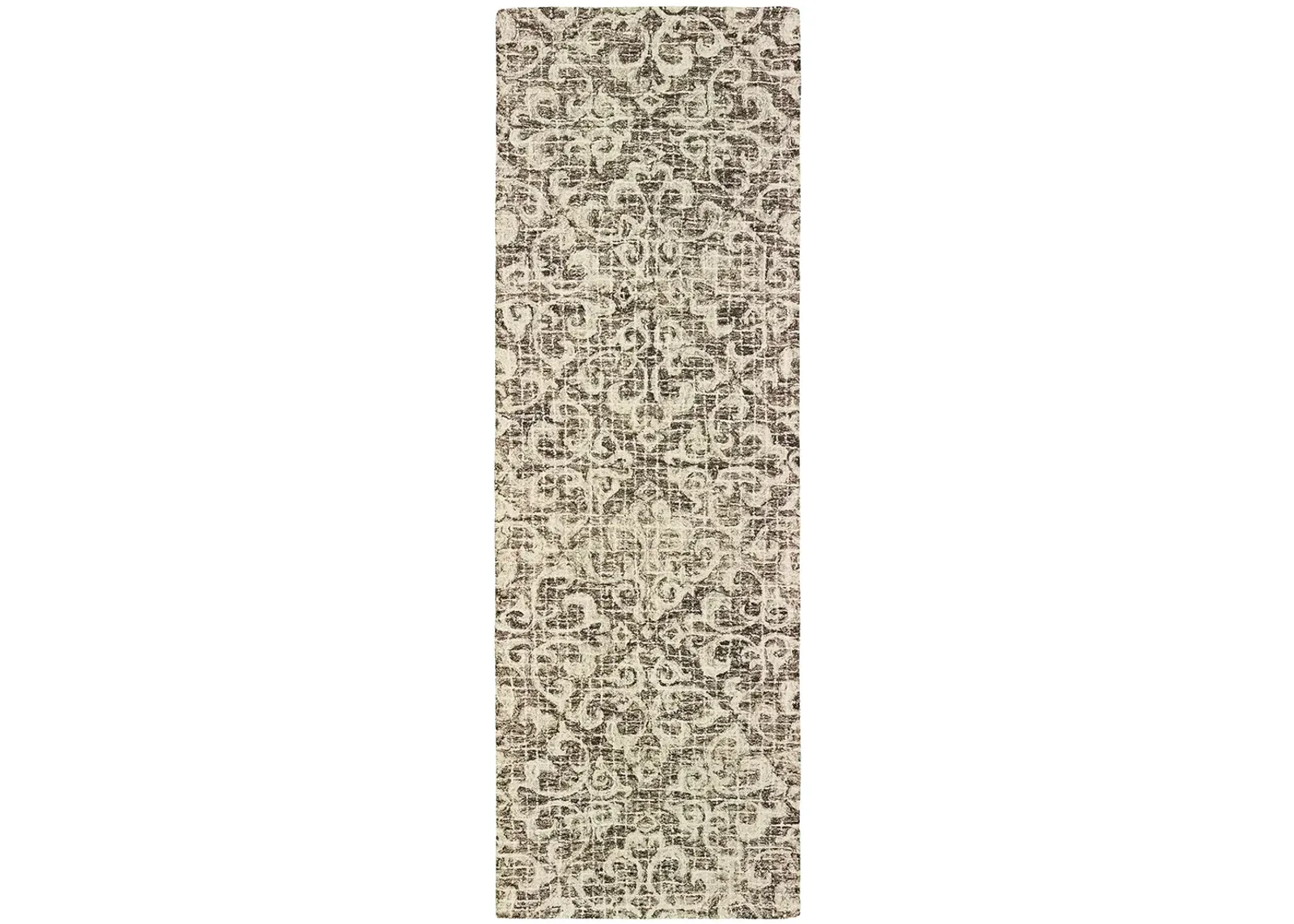 Tallavera 2'6" x 8' Brown Rug