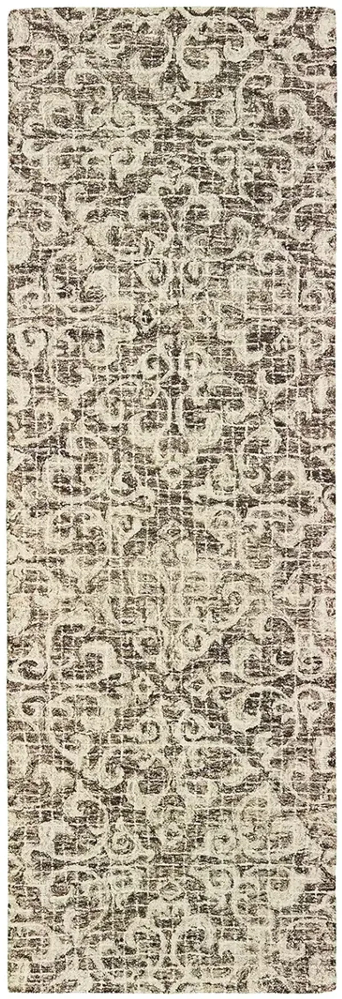 Tallavera 2'6" x 8' Brown Rug