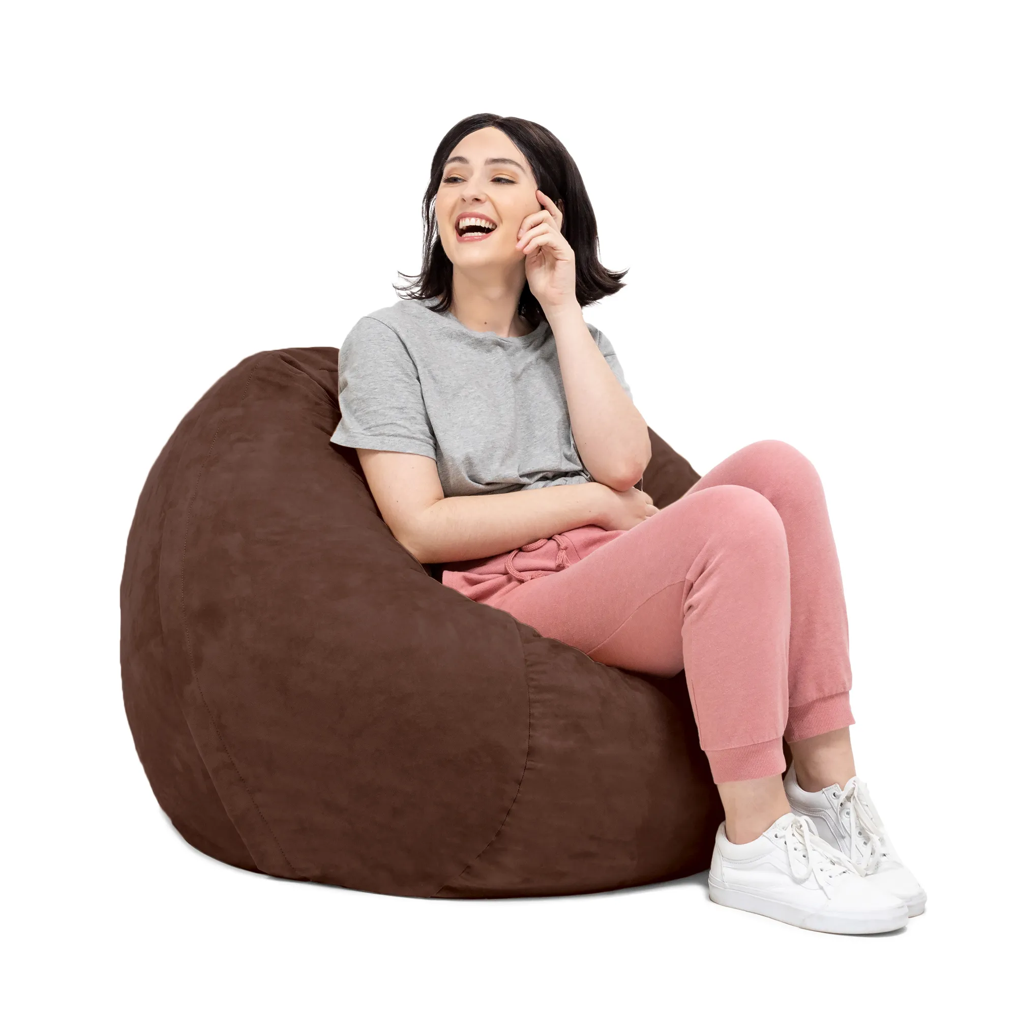 Jaxx Saxx 3 Foot Round Bean Bag w/ Removable Cover