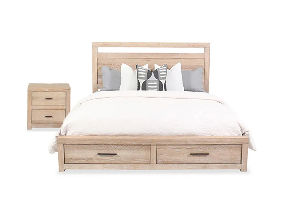 Modern Loft Queen Khaki 2-Piece Bedroom Set