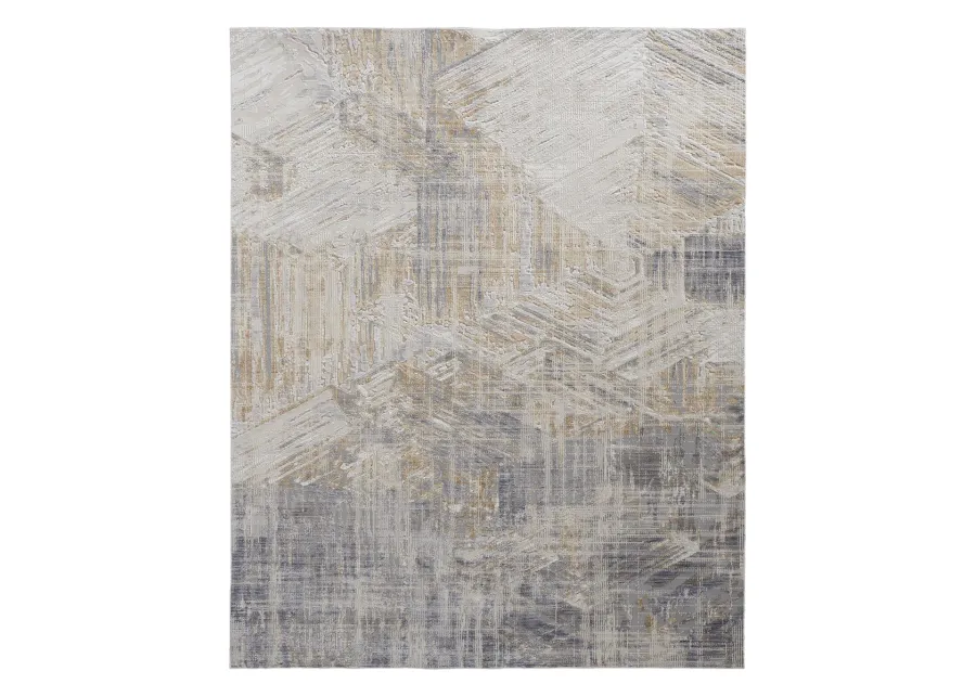 Laina 39G6F Tan/Ivory/Gray 3' x 8' Rug