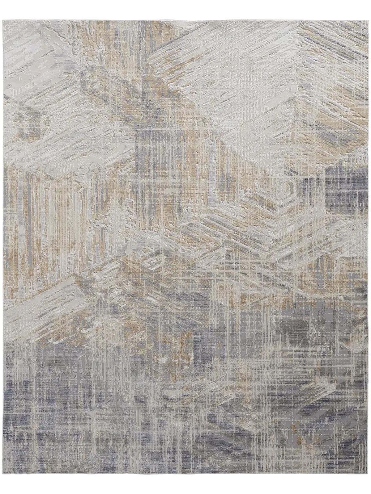 Laina 39G6F Tan/Ivory/Gray 3' x 8' Rug