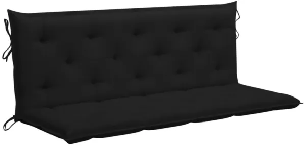vidaXL Cushion for Swing Chair Black 59.1" Fabric