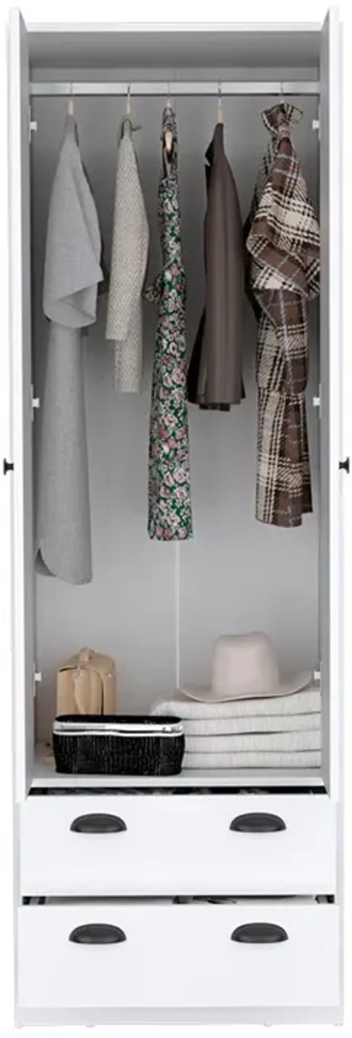 Armoire Hobbs, Bedroom, White