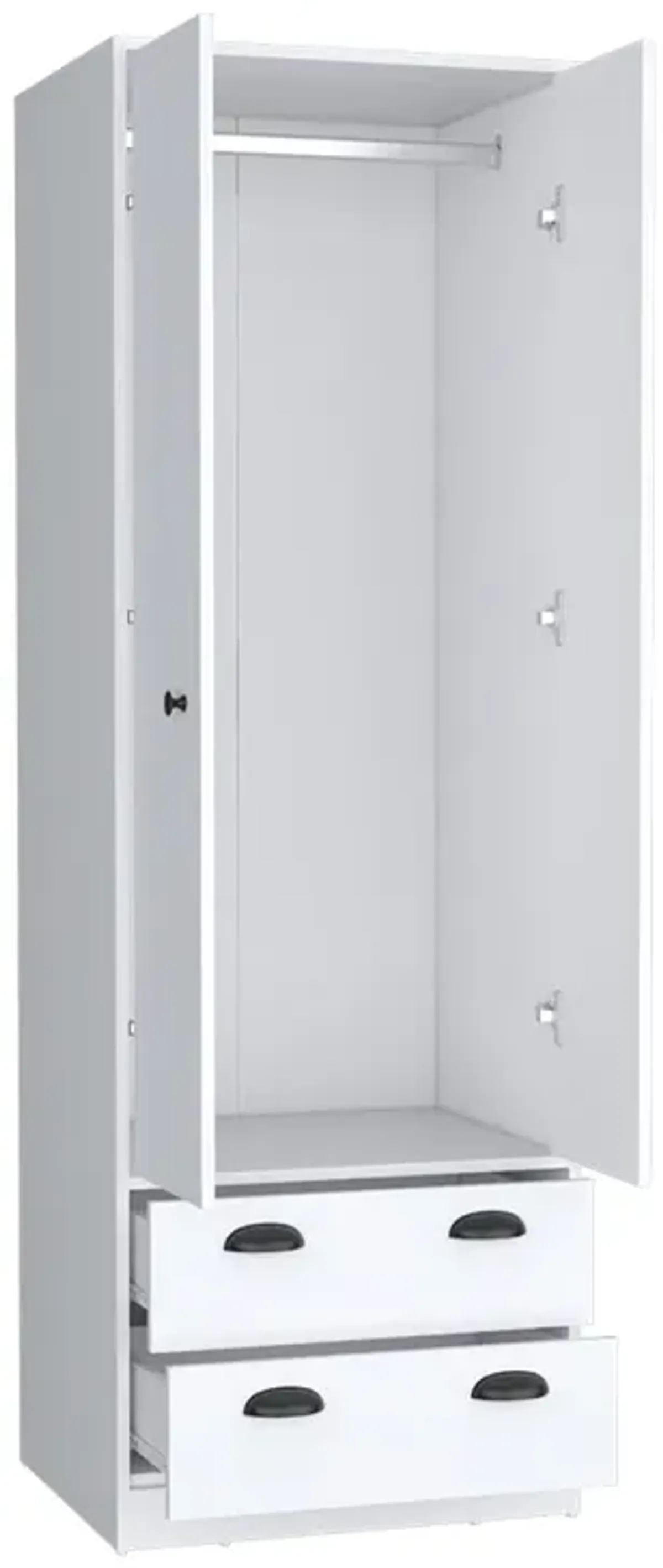 Armoire Hobbs, Bedroom, White