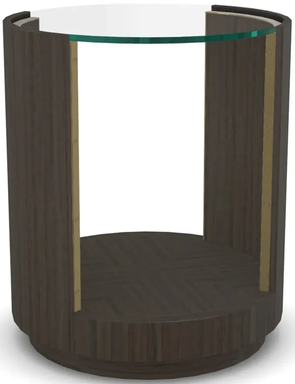 Axis III Round Lamp Table