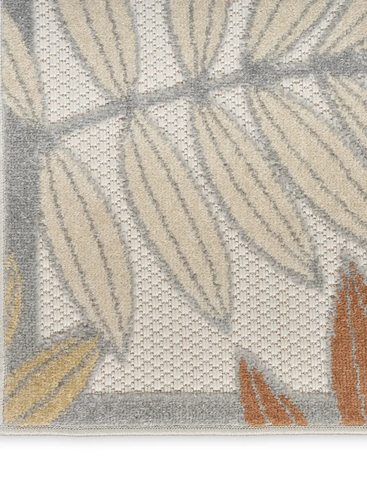 Aloha ALH18 Blue/Mocha 3'6" x 5'6" Rug