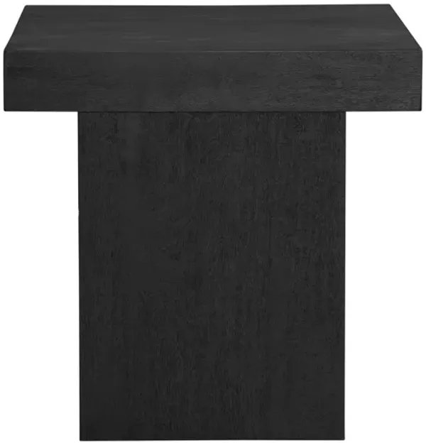 Padula Black Large End Table
