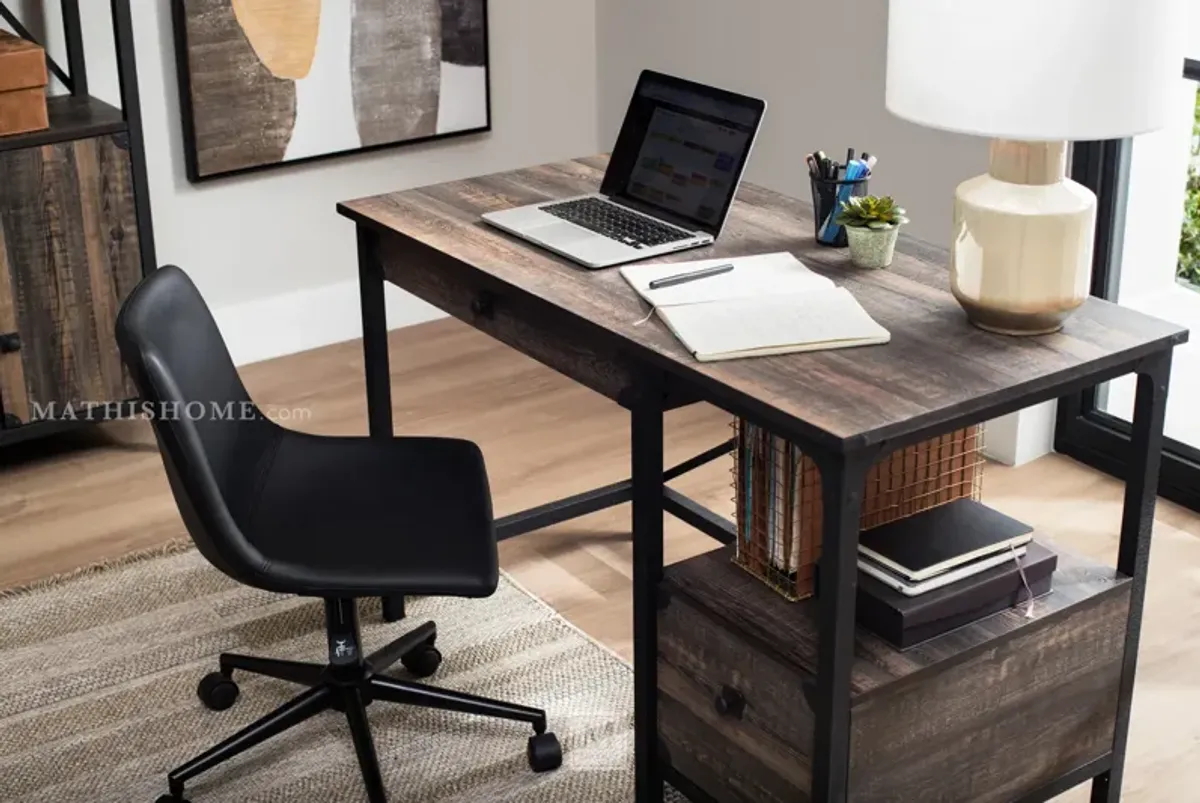 Armless Swivel Desk Chair