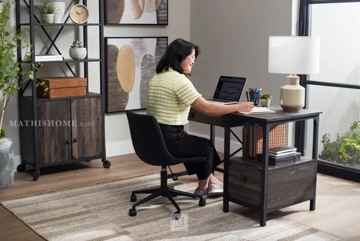 Armless Swivel Desk Chair