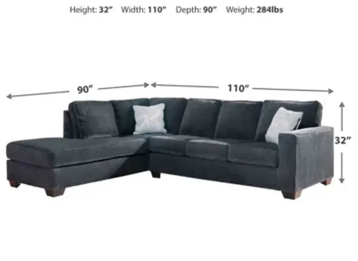 Altari 2PC Sleeper Sectional W/Chaise