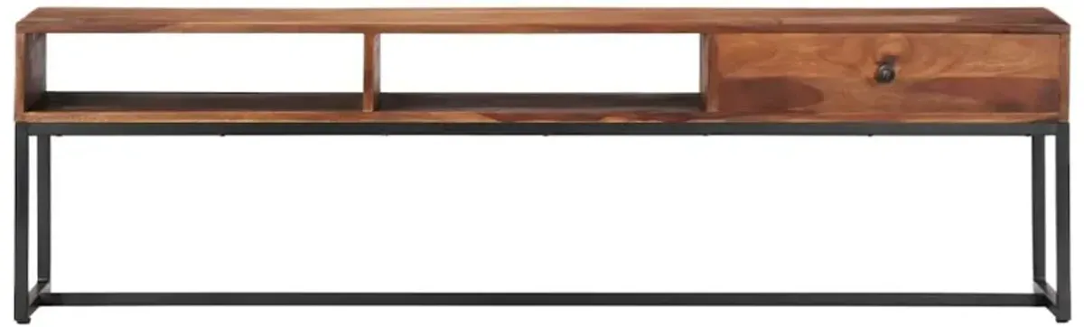 vidaXL TV Cabinet Solid Sheesham Wood