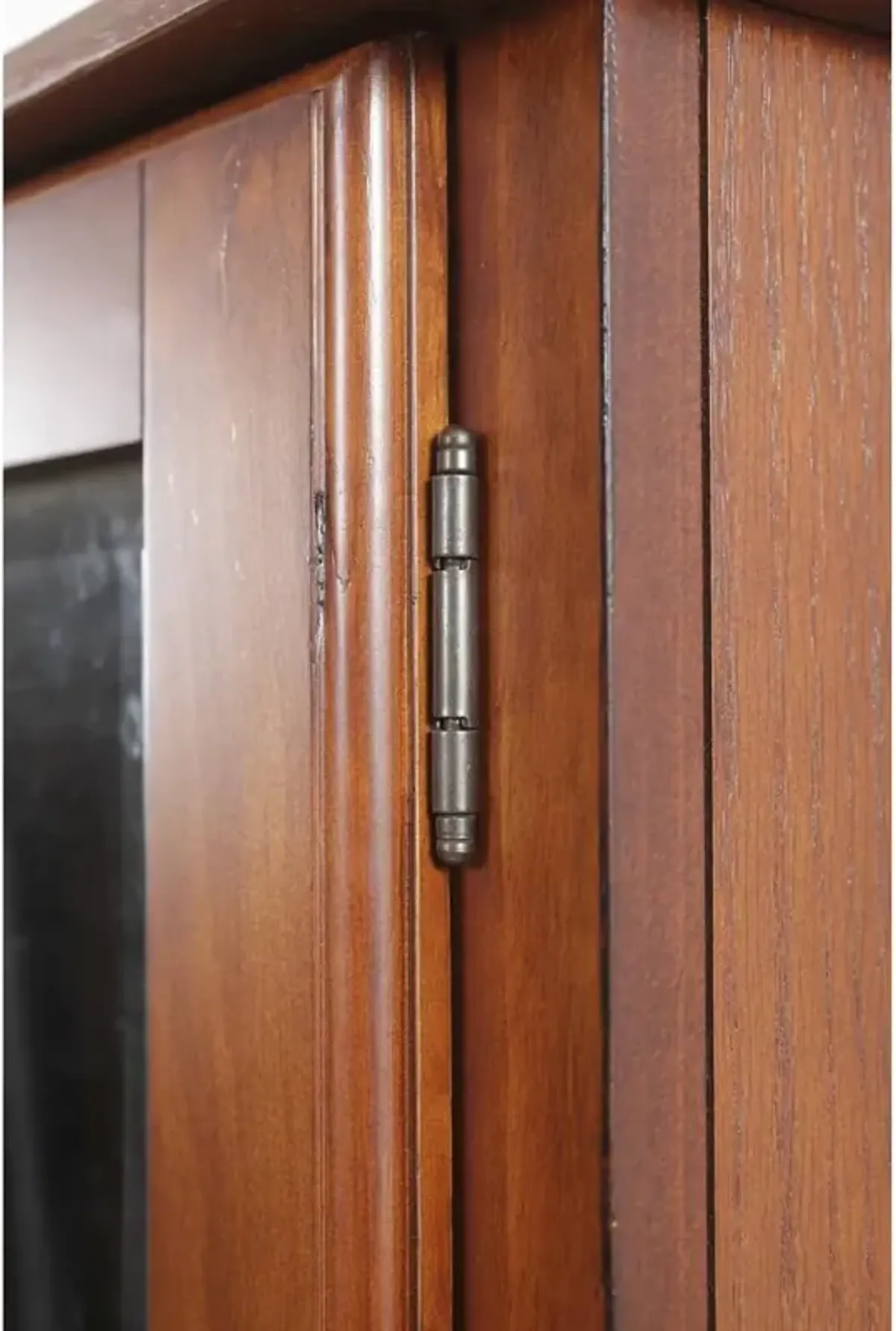 American Furniture Classics 600, 8 Gun Cabinet with locking tempered glass door and locking drop down door.
