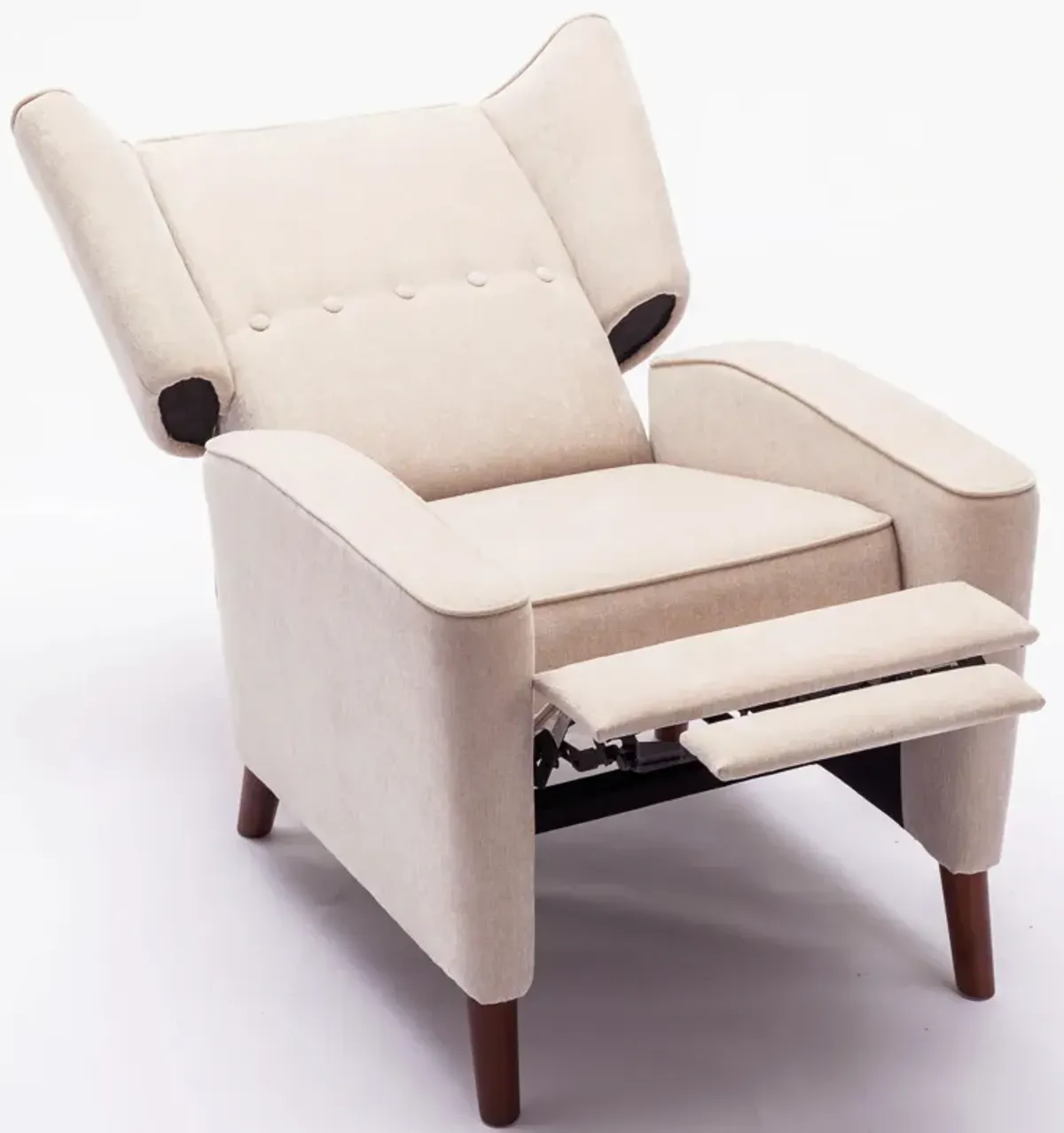 Merax Mid Century Chenille Wingback Recliner Chair