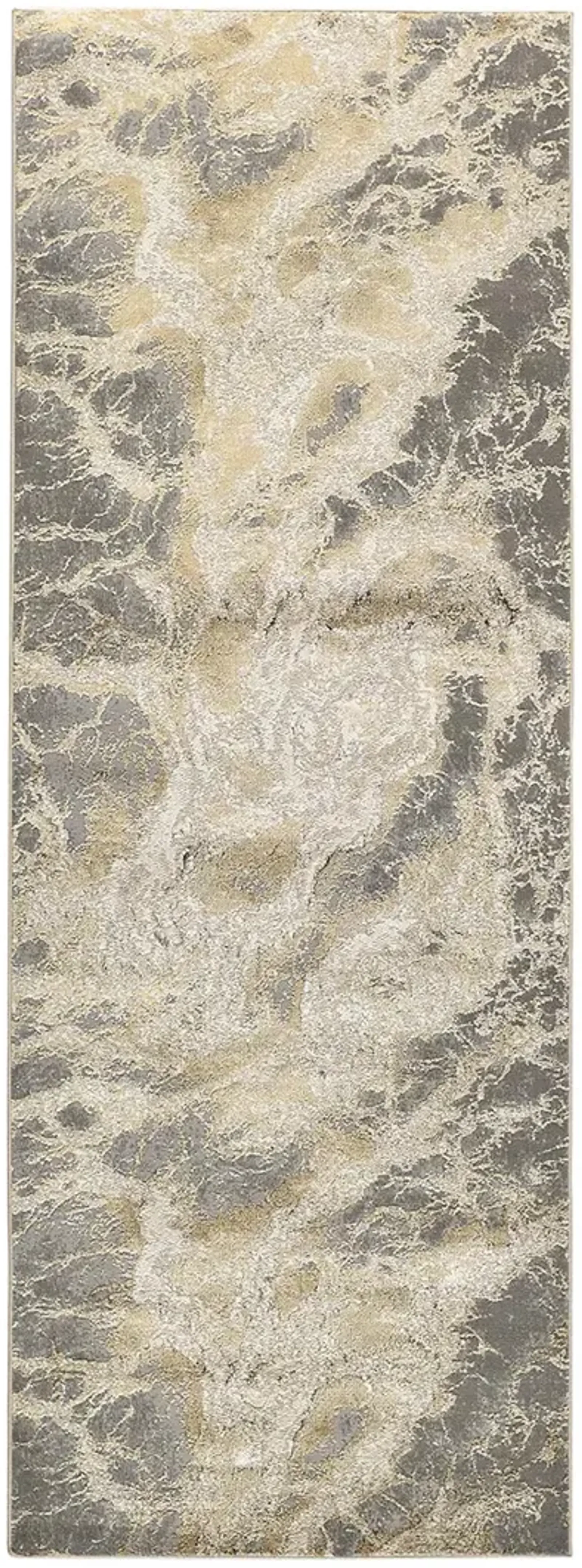 Aura 3563F Ivory/Silver/Gold 2'10" x 7'10" Rug