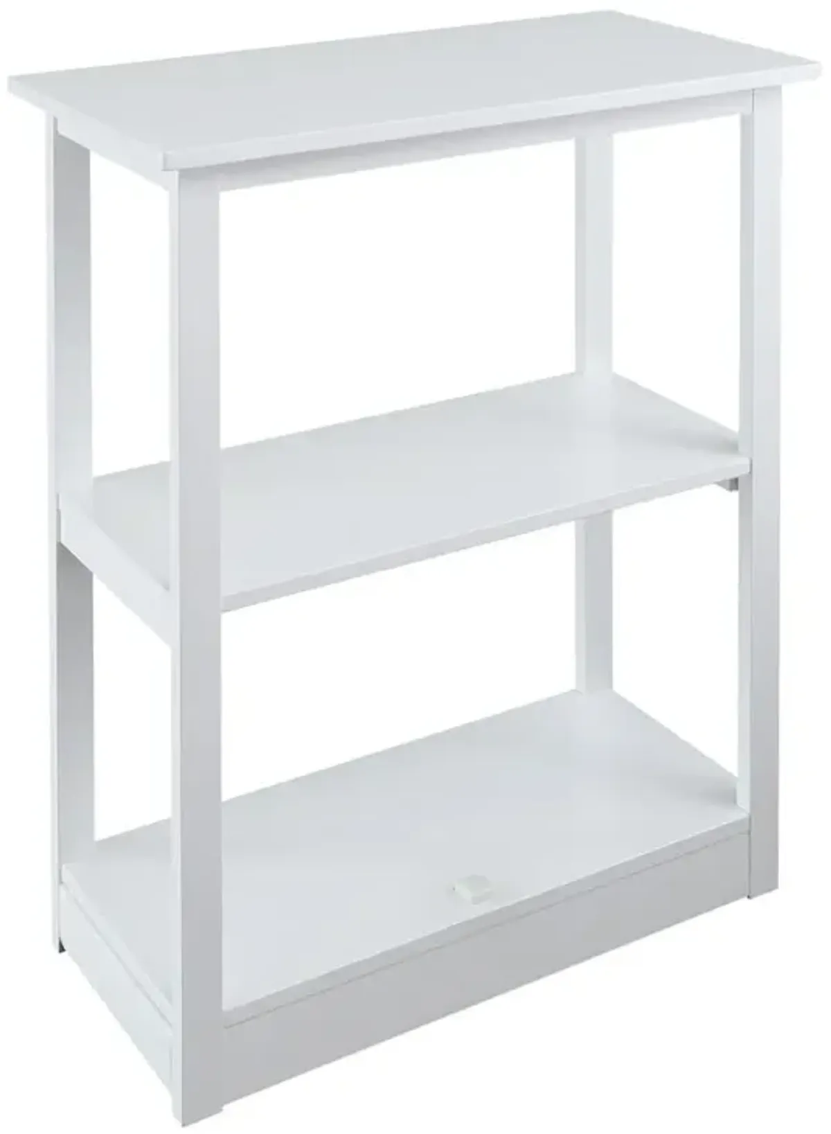 Adams 3-Shelf Bookcase with Concealed Sliding Track, Concealment Furniture