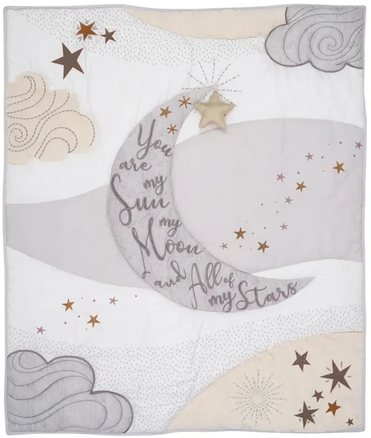 Lambs & Ivy Goodnight Moon 3-Piece Celestial Nursery Baby Crib Bedding Set