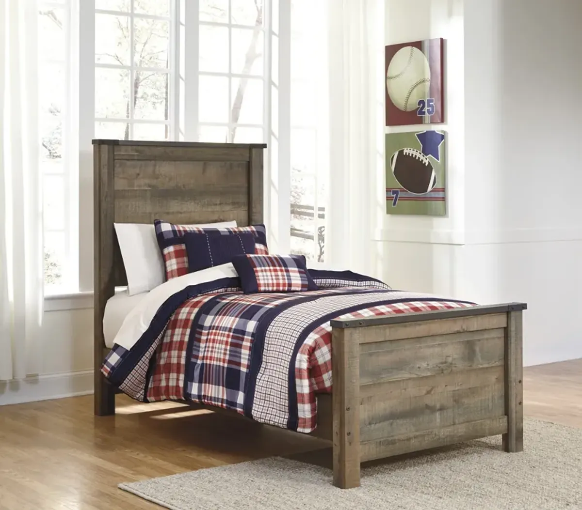 Trinell Twin Panel Bed