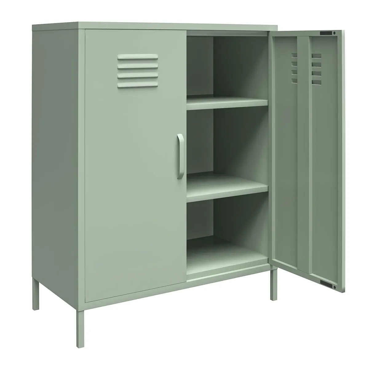 Shadwick 2 Door Metal Locker Storage Cabinet