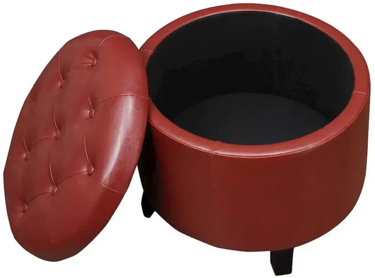 Convience Concept, Inc. Designs4Comfort Round Storage Ottoman